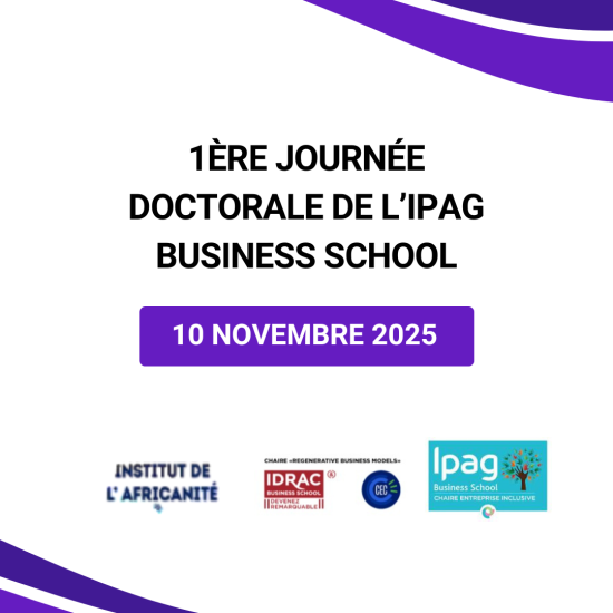 1 ere journée doctorale de l'IPAG 