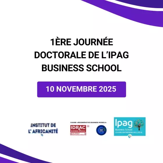 1 ere journée doctorale de l'IPAG 