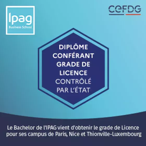 Obtention du grade de Licence